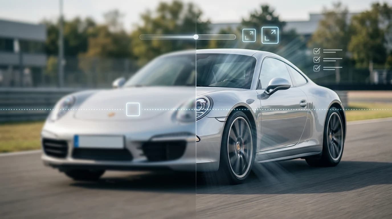 How to Make an Image Clearer: AI Solutions for Professional Car Photography