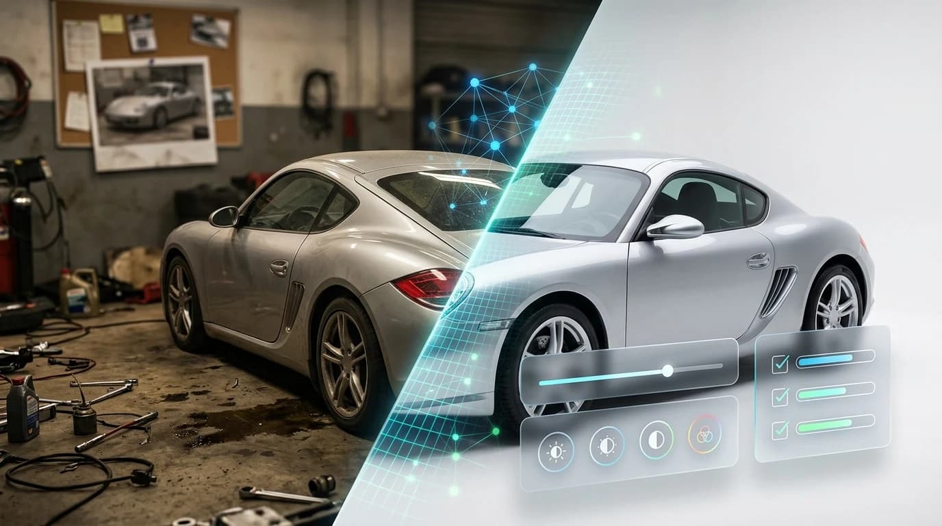 How to Clean Up Car Pictures for Online Listings: AI-Powered Solutions