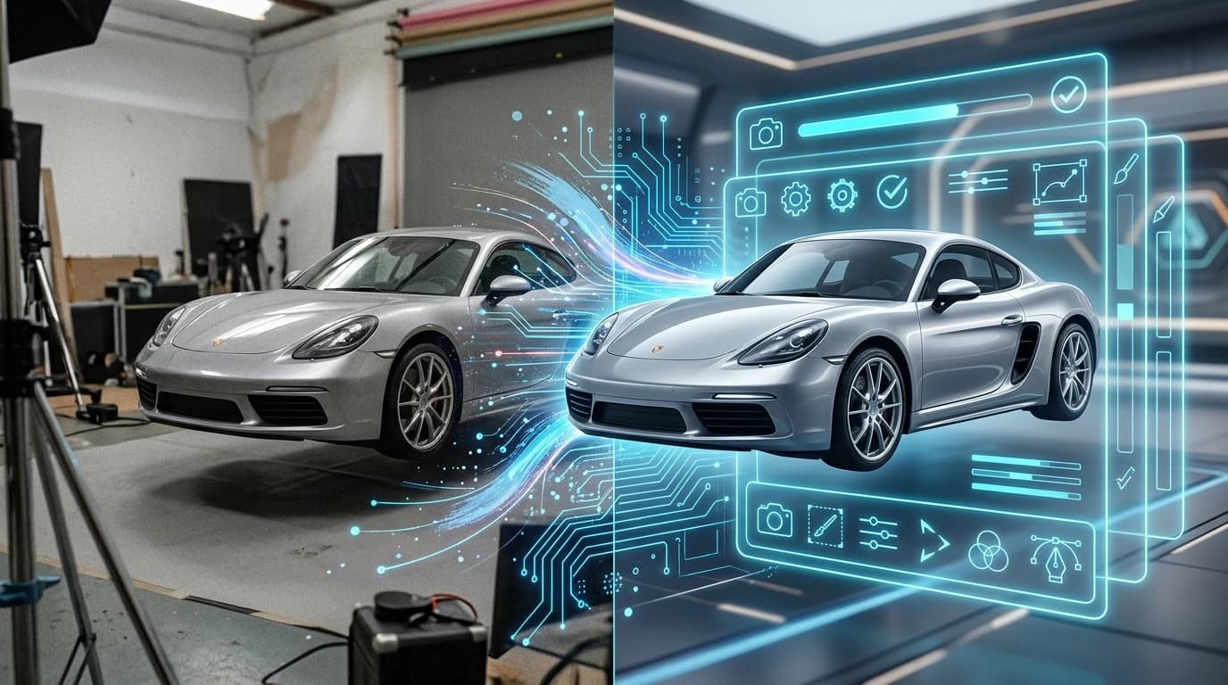 AI Car Photography: Transforming Vehicle Images With Professional Backgrounds